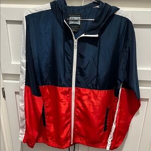 Beautiful Soul Red and Blue Windbreaker Jacket